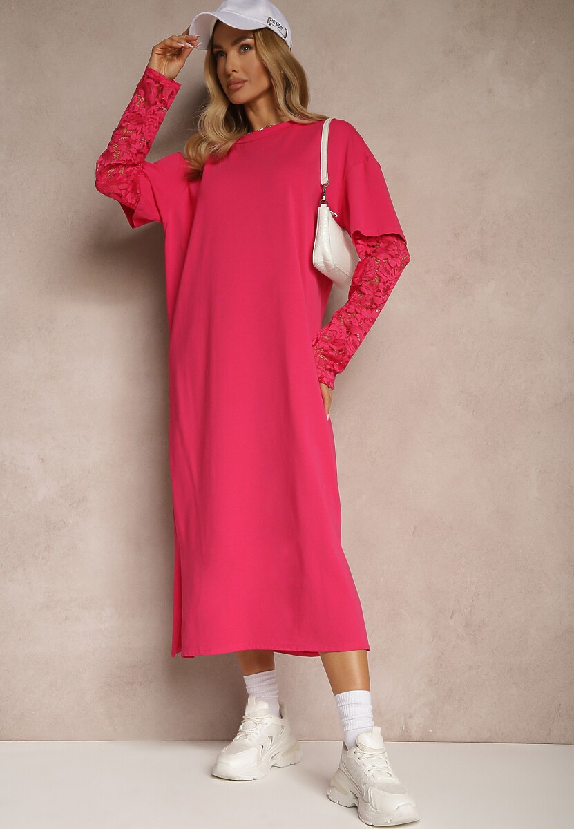 Rochie Tanisla Fucsia 2