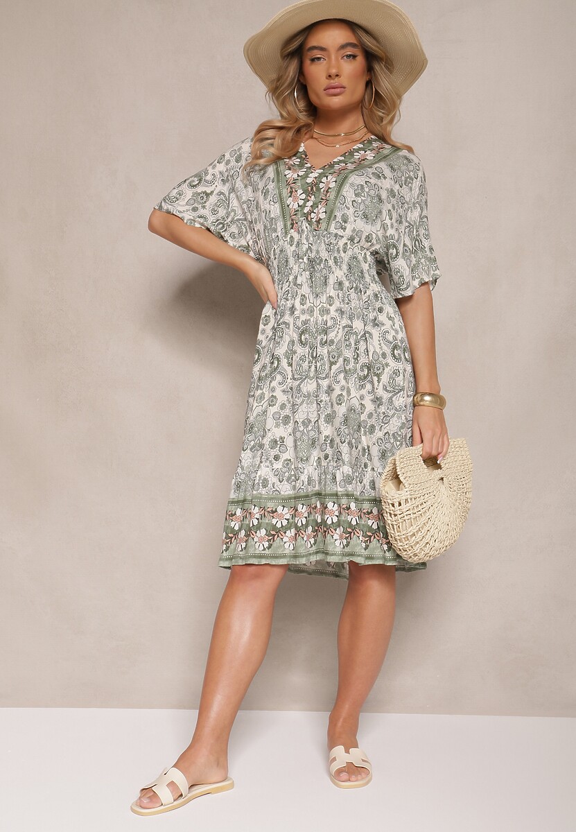 Rochie Danissna Verde închis 2