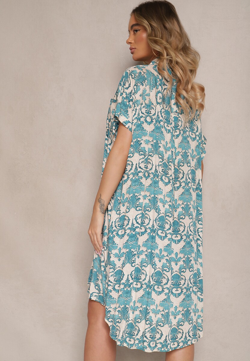 Rochie Inisaria Albastru deschis 3