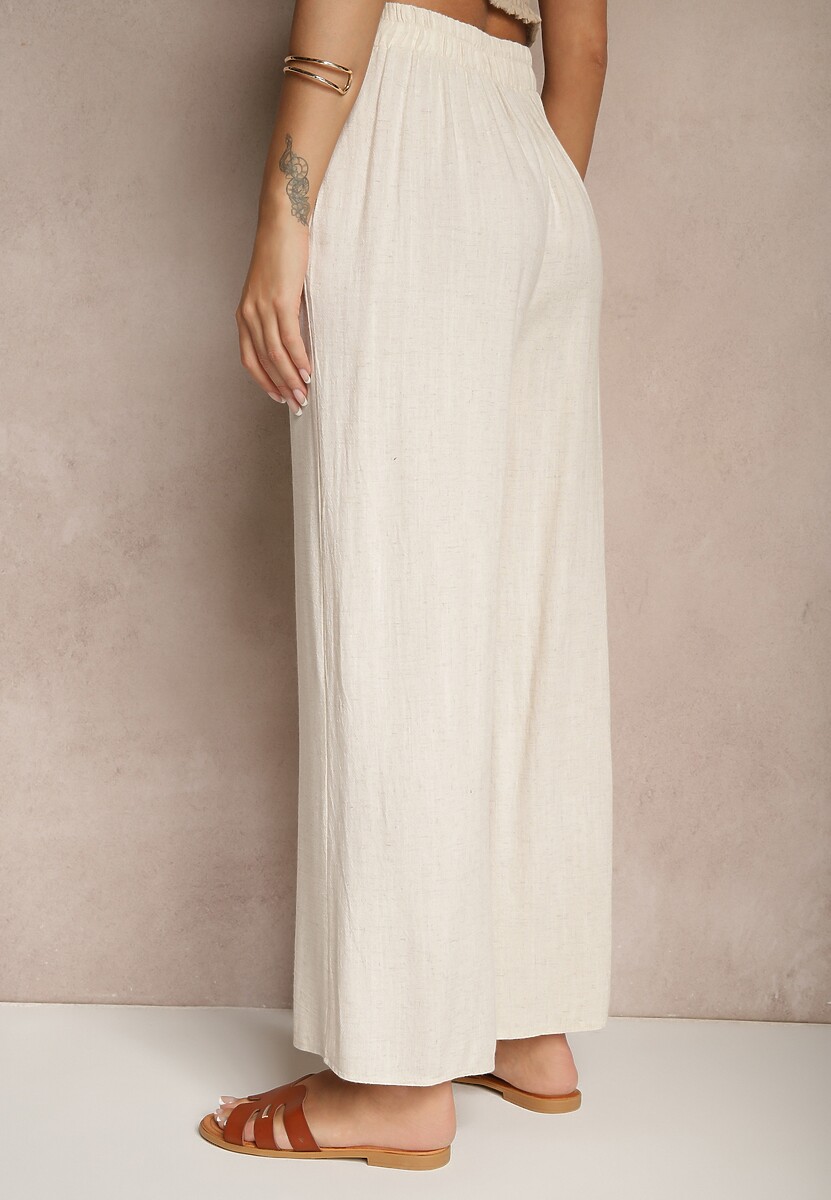Pantaloni Sanariela Bej 3