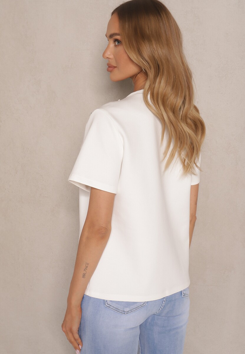 T-shirt Idivoria Alb 3