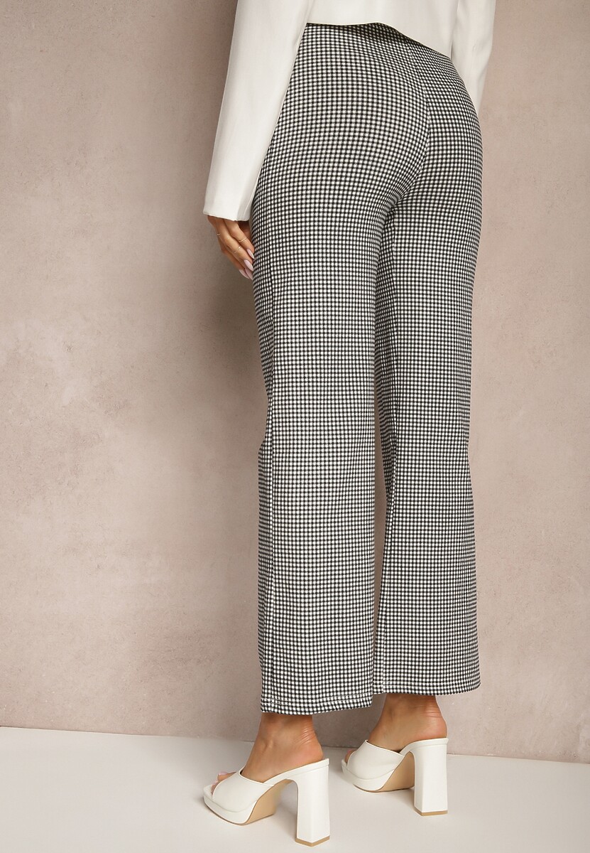 Pantaloni Alimuna Negru cu alb 3