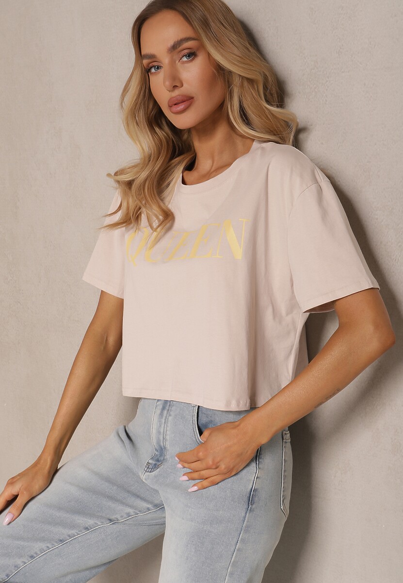 T-shirt Norfitis Bej închis 1