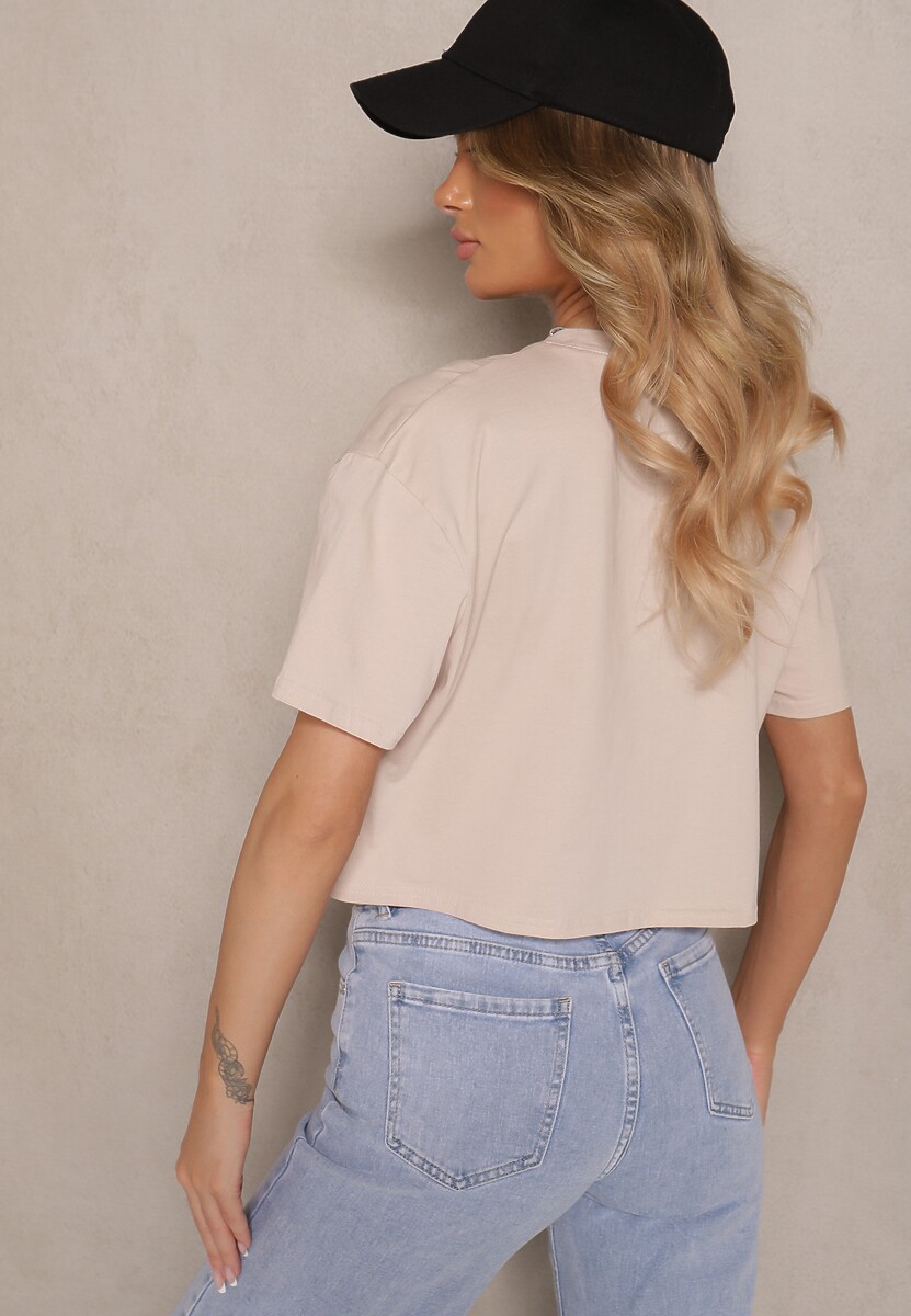 T-shirt Sannovia Bej închis 3