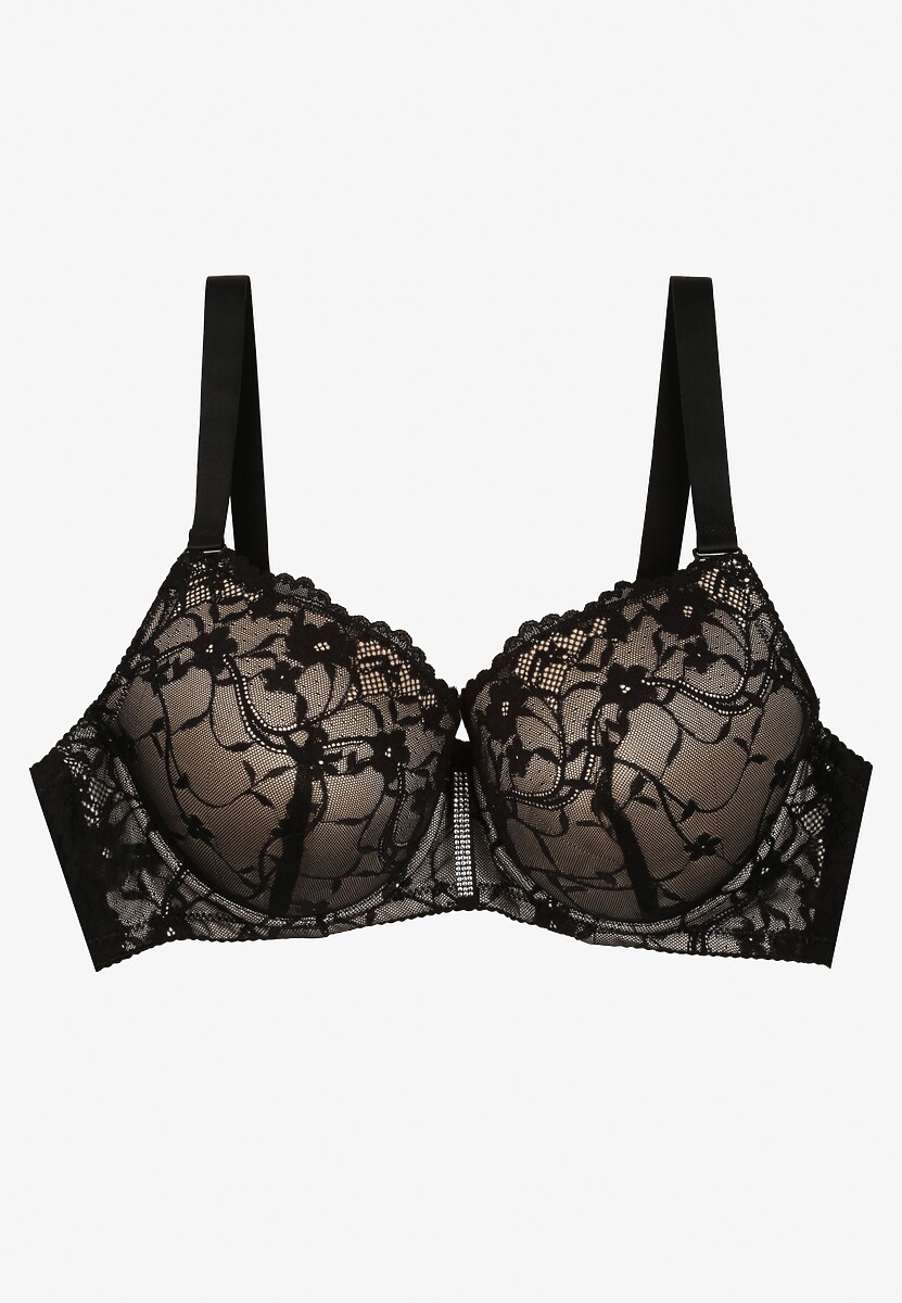Sutien Katielle Negru cu bej 2