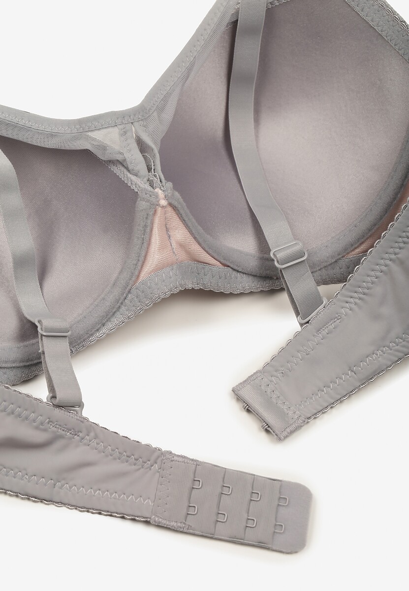 Sutien Revalora Gri cu roz 3