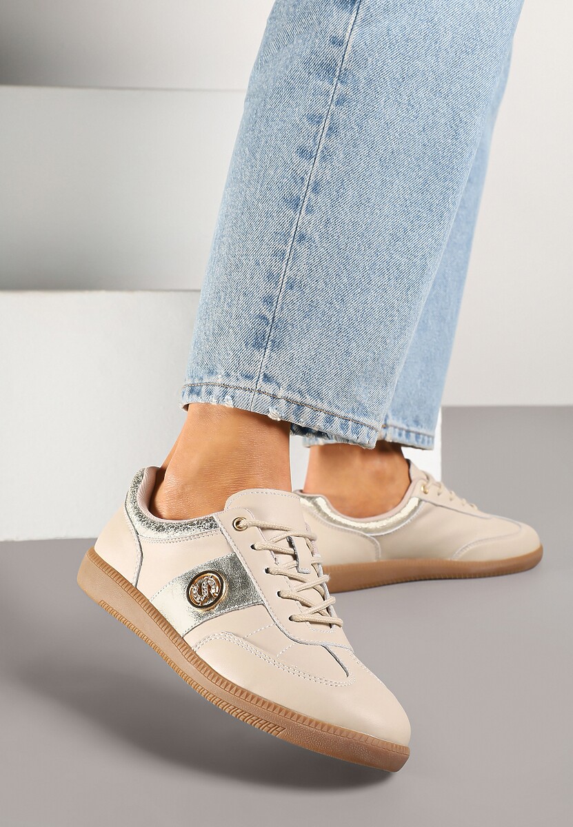 Sneakers Ollisena Bej închis 1