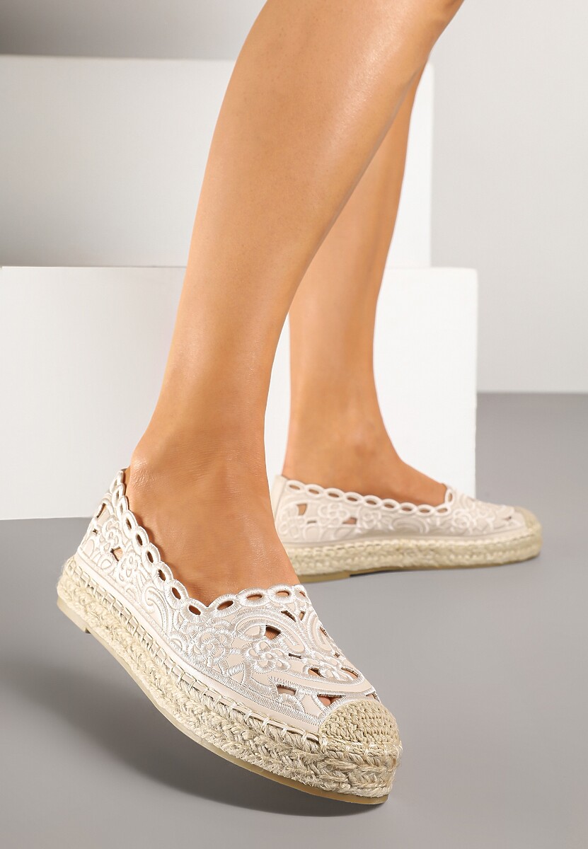 Espadrile Nelariss Bej 1