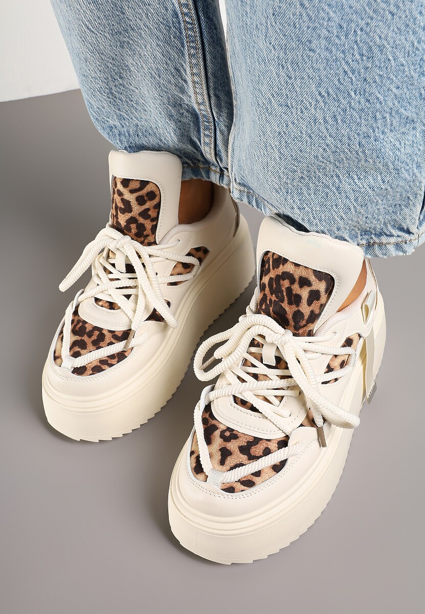 Sneakers Vilvia Imprimeu leopard 3