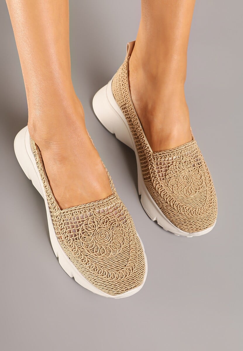 Pantofi casual Lurinne Bej închis 3