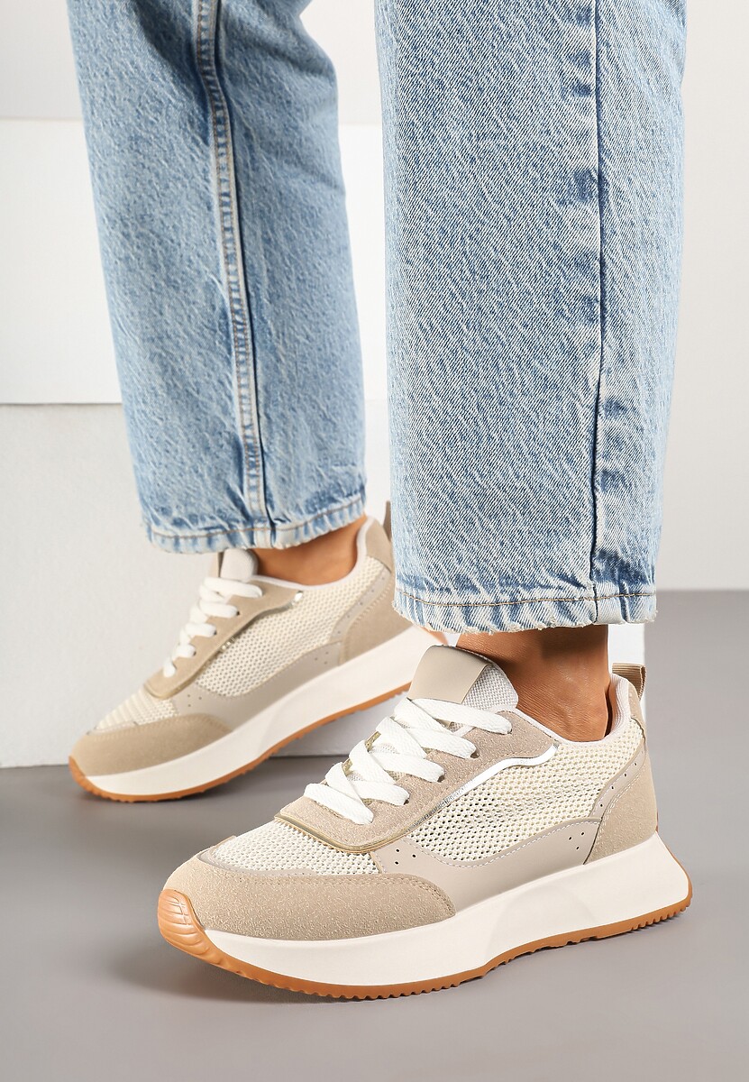 Sneakers Calgis Bej închis 1