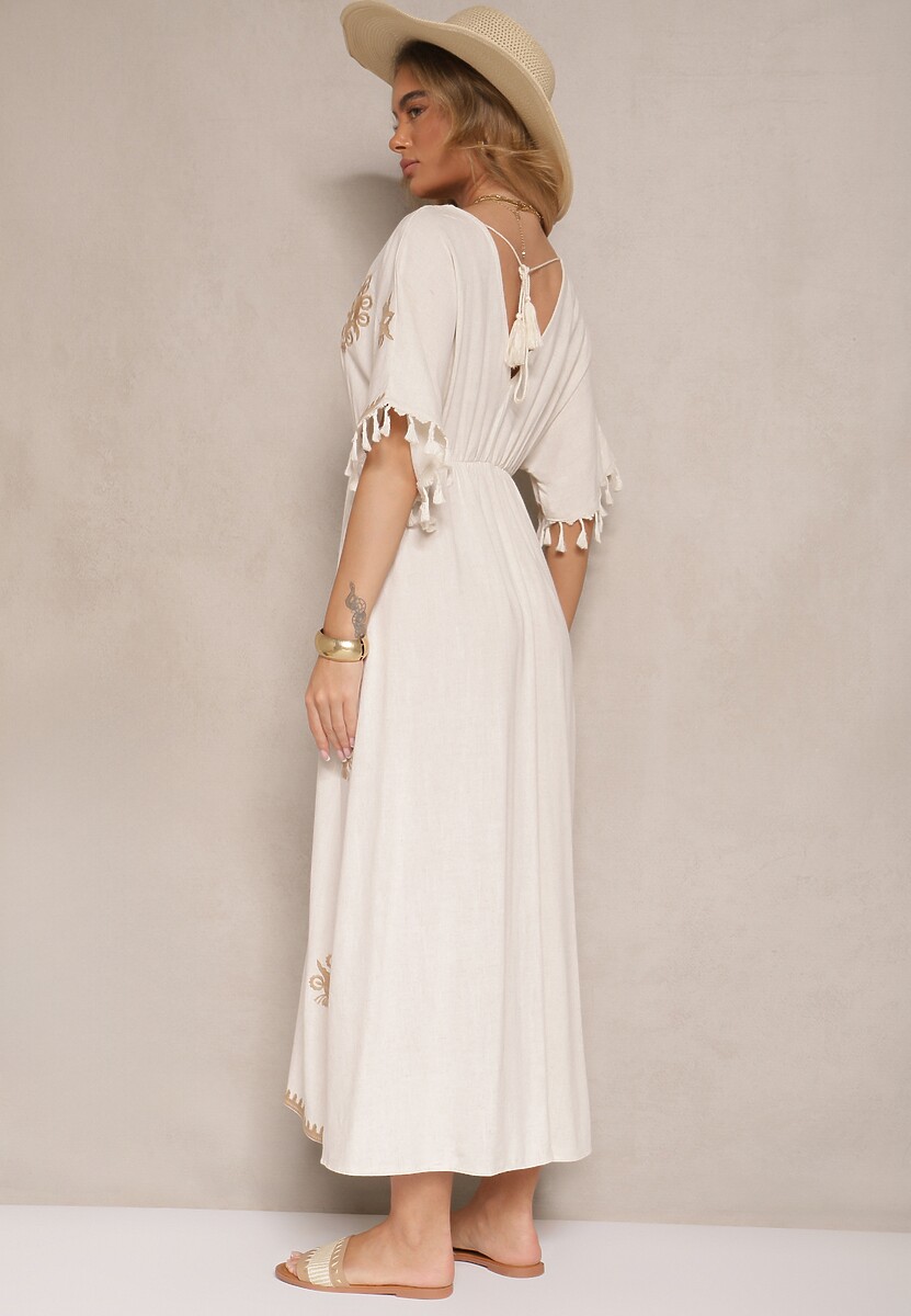 Rochie Deselira Bej 3