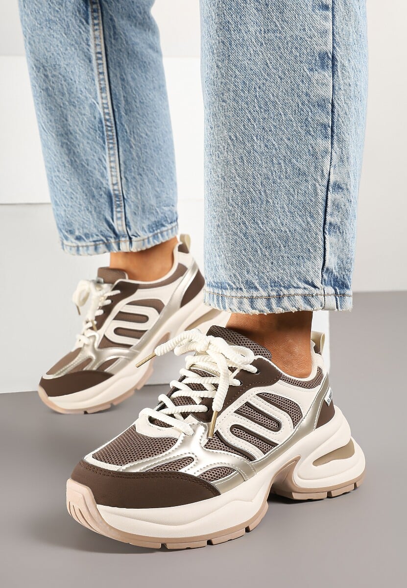 Sneakers Desaniel Bej închis 3
