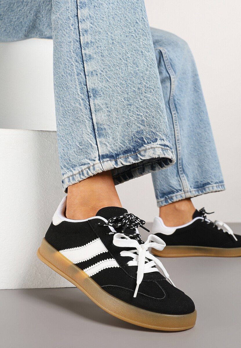 Sneakers Lorlevia Negru cu alb 1