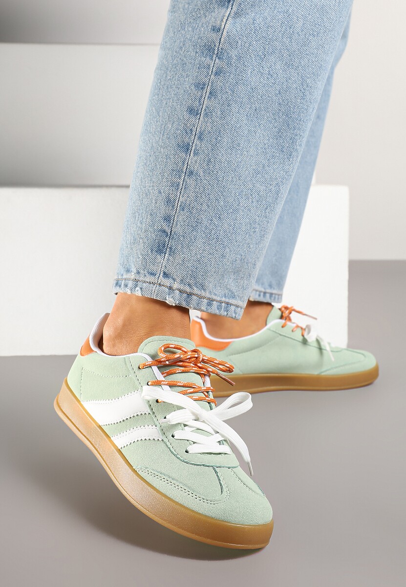 Sneakers Lorlevia Verde cu alb 1