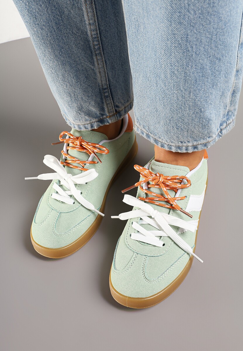 Sneakers Lorlevia Verde cu alb 3