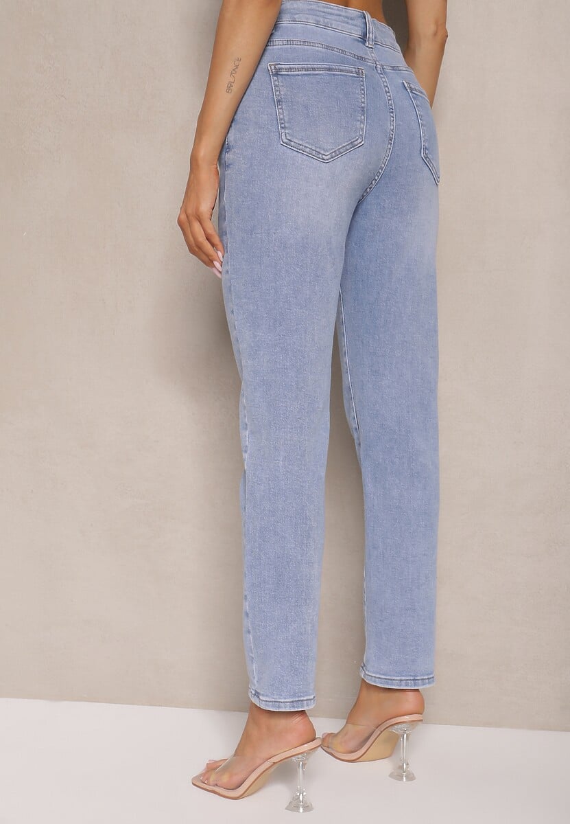 Jasnoniebieskie Jeansy Mom Fit High Waist Uliselia 3