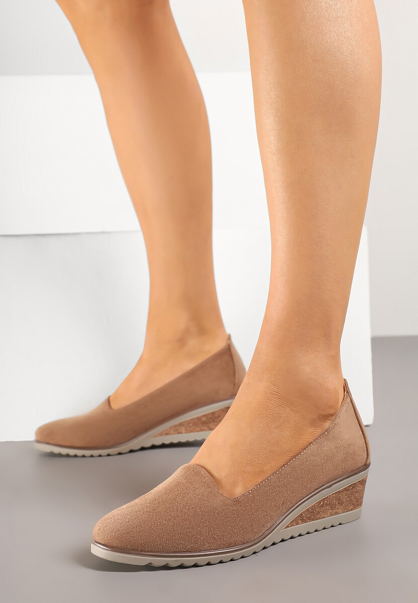 Pantofi casual Sesandoria Bej închis 2
