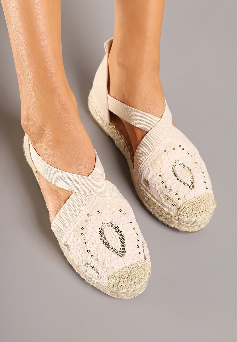 Espadrile Idariva Bej 3