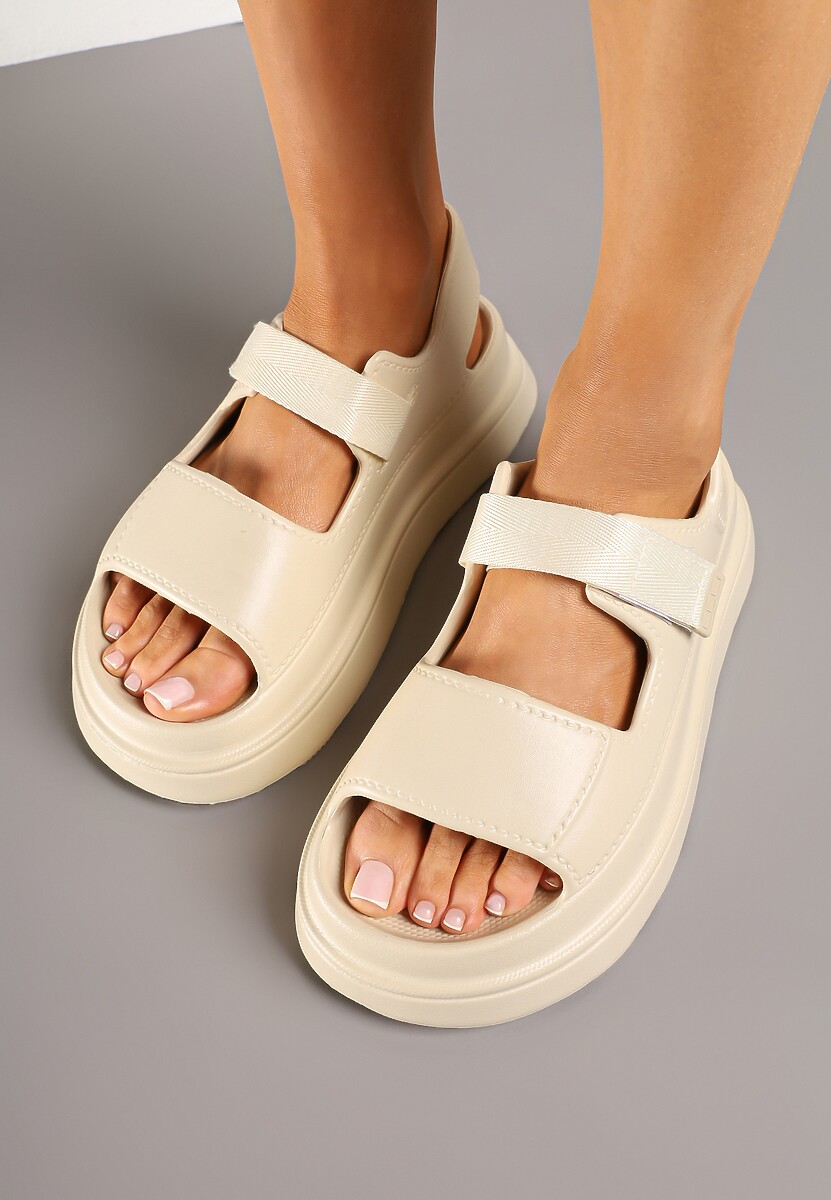 Sandale Telerisa Bej 3