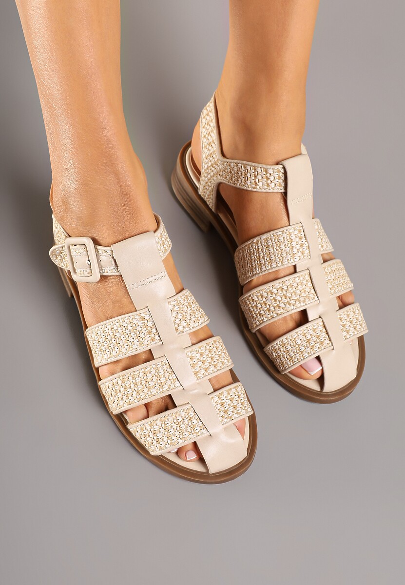Sandale Liaseria Bej 3