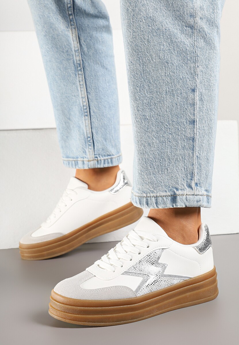 Sneakers Tolivanna Argintii 2