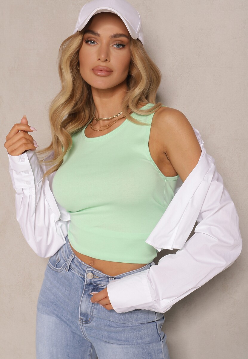 Top Nusithiela Verde deschis 2