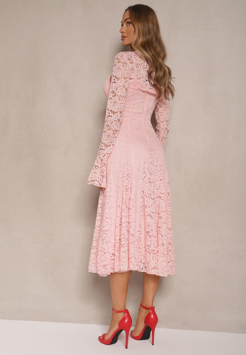 Rochie Roz închis 3