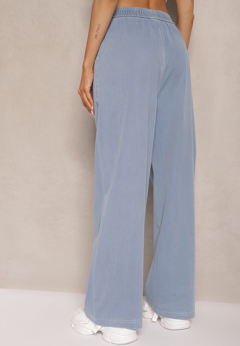 Pantaloni Lisanila Albastru deschis 3