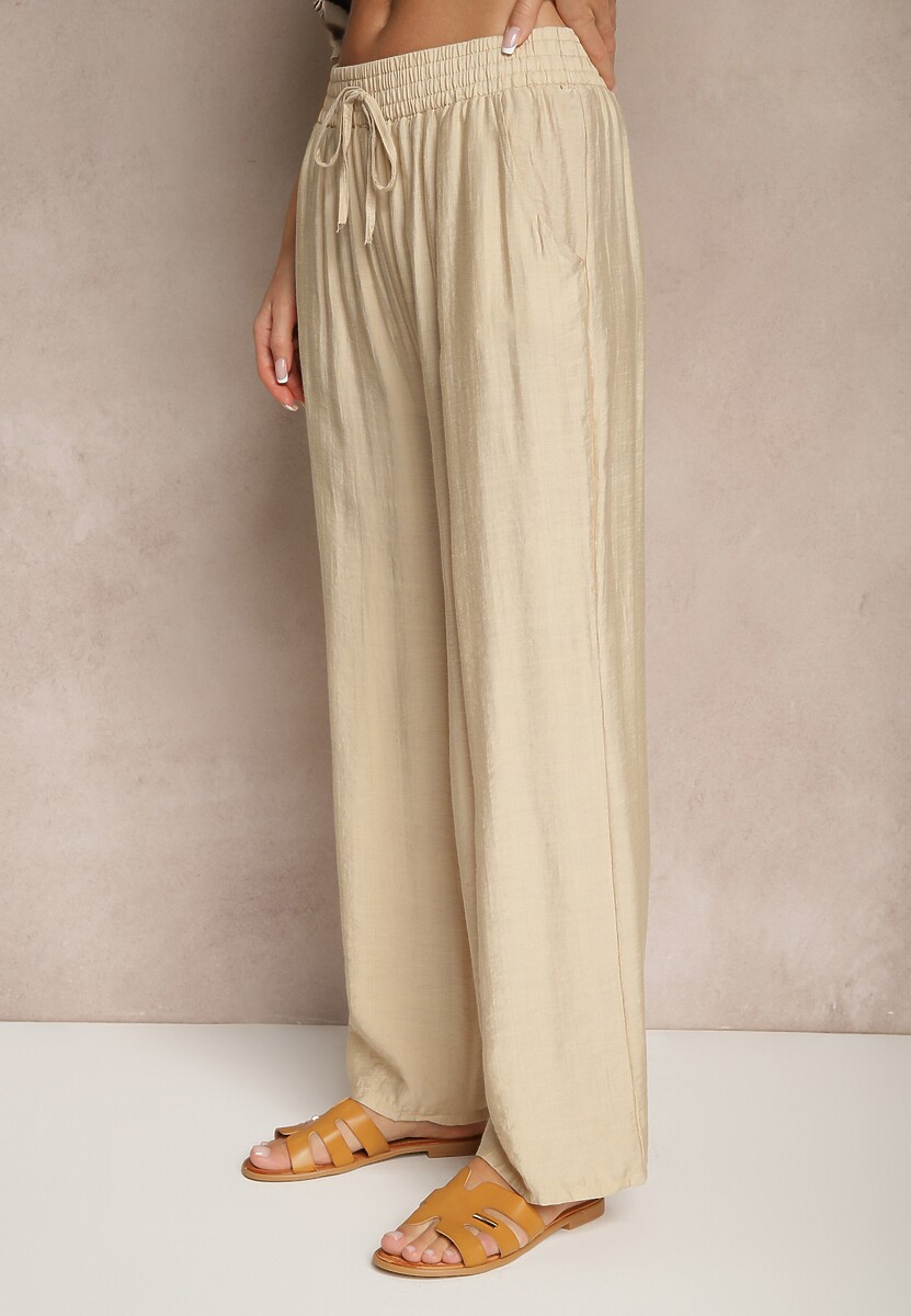 Pantaloni Yaslevia Bej 3
