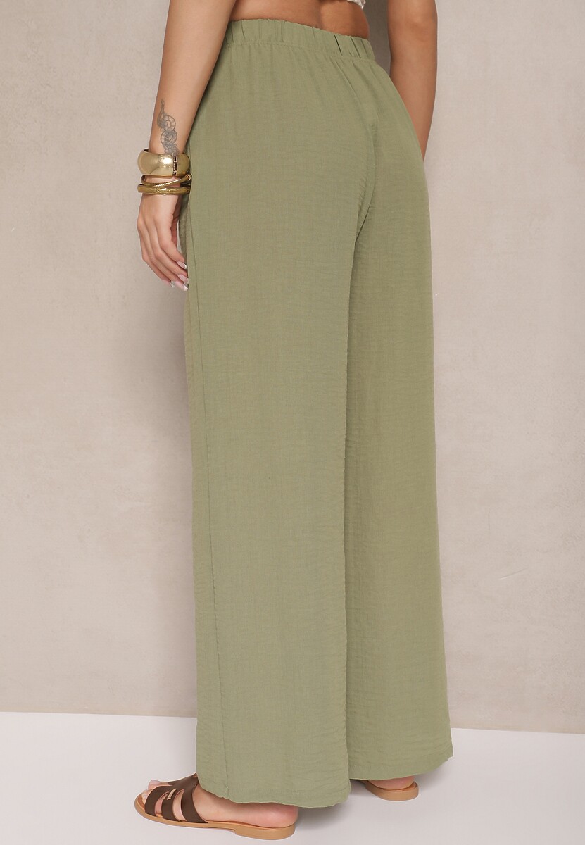 Pantaloni Ollevia Verde închis 3