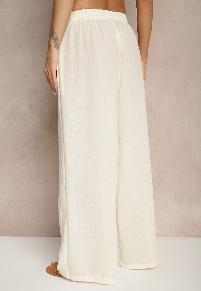 Pantaloni Ollevia Bej deschis 3