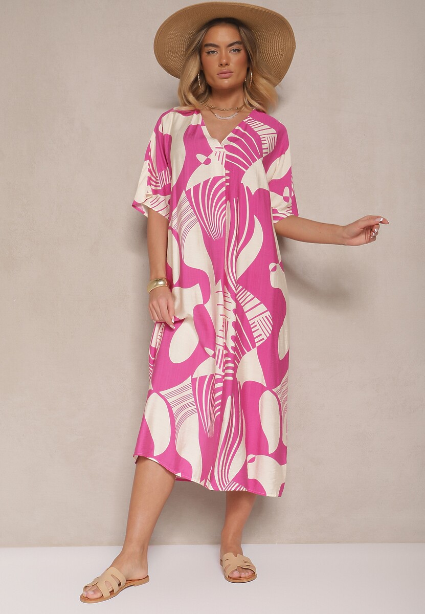Rochie Sallinori Fucsia 2