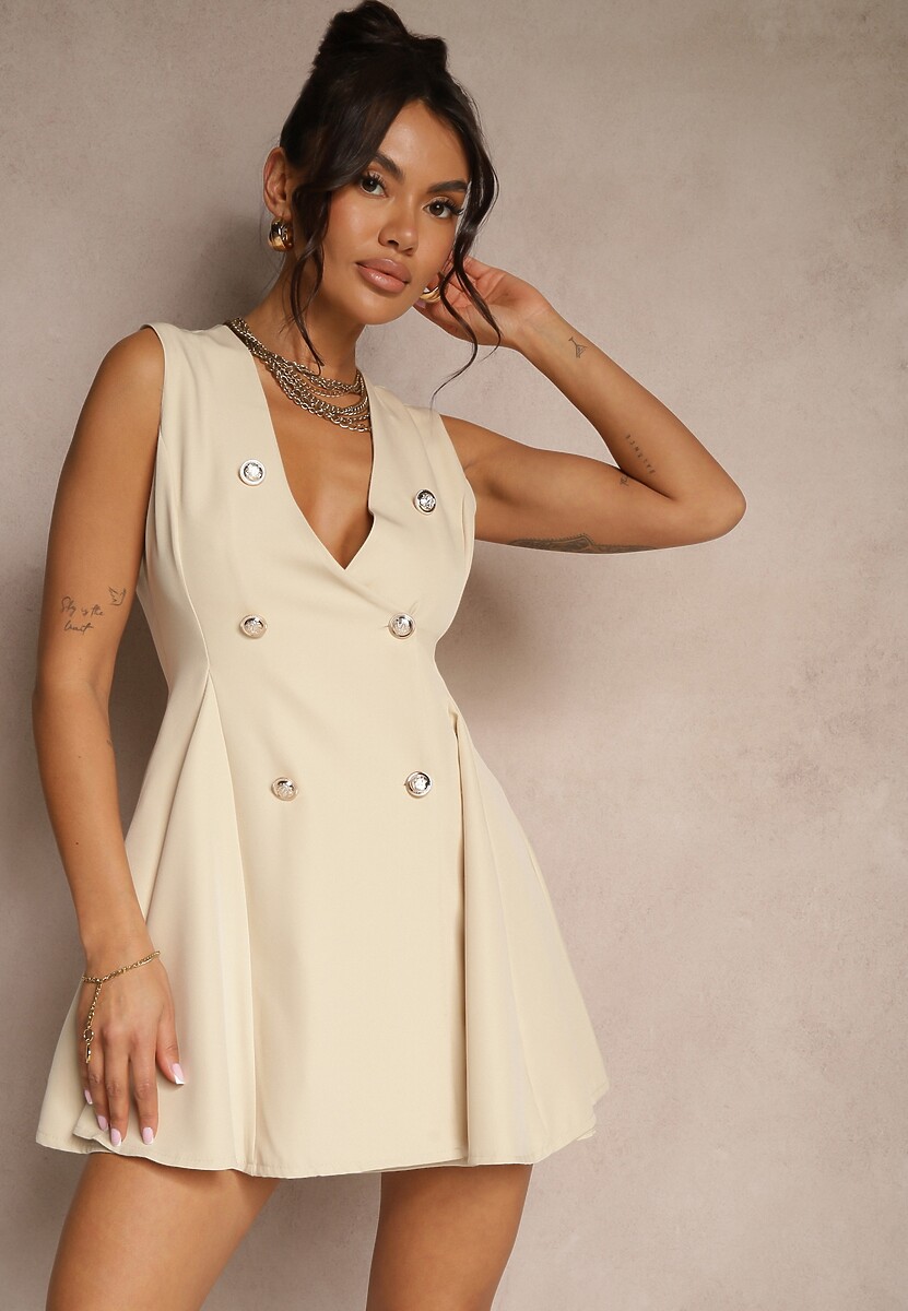 Rochie Tallisca Bej 1
