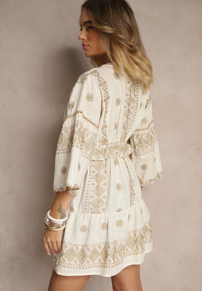Rochie Silhiria Bej 3