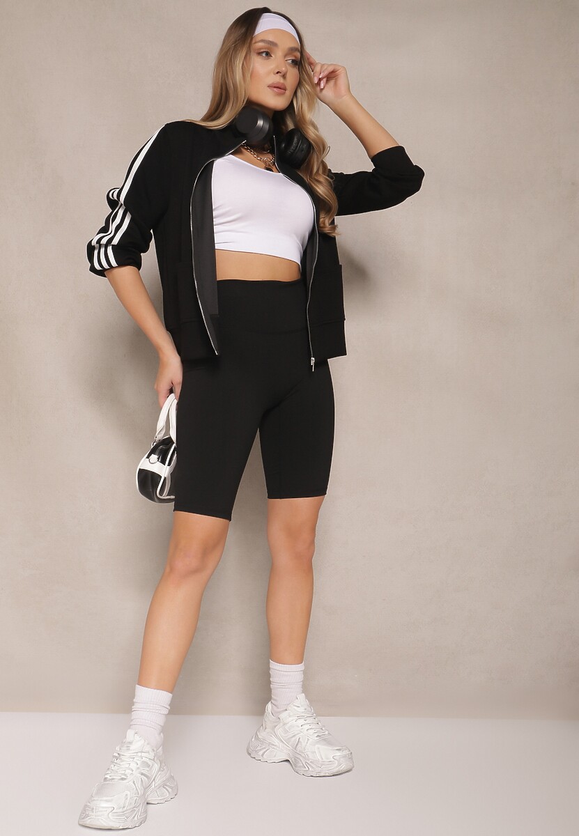 Czarne Szorty Kolarki High Waist Basalla 2