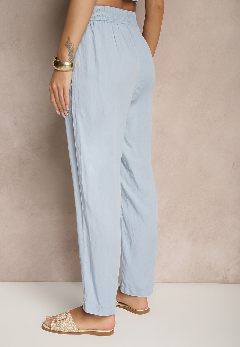 Pantaloni Calwia Albastru deschis 3
