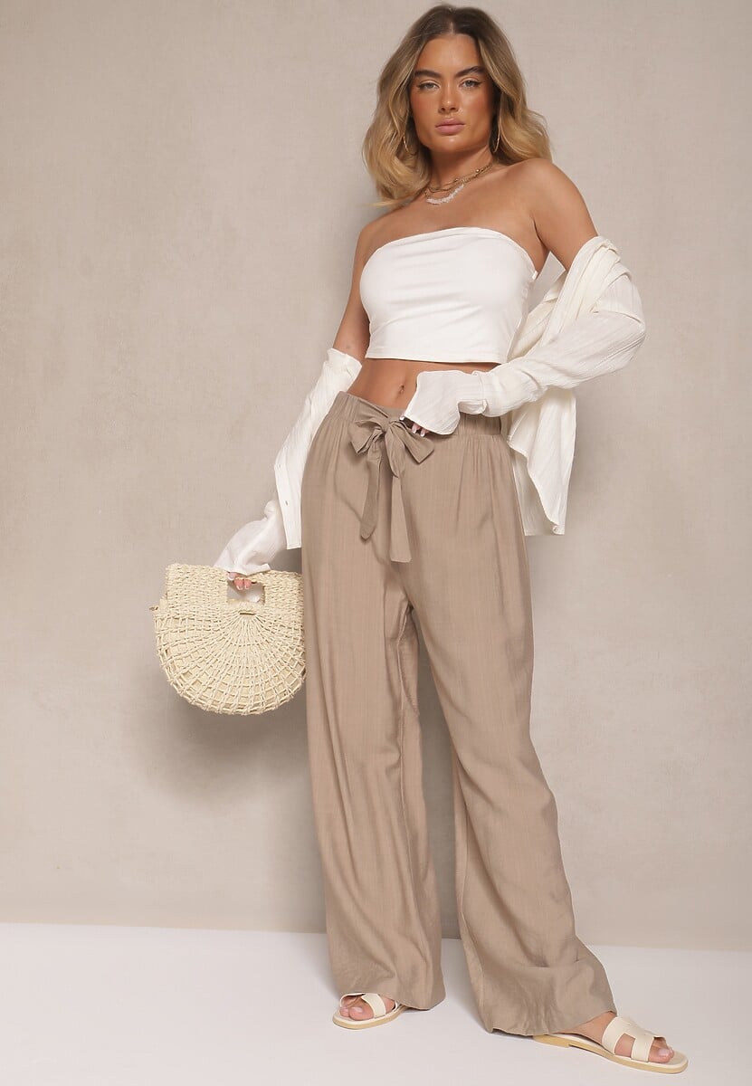 Pantaloni Ellioria Bej 1