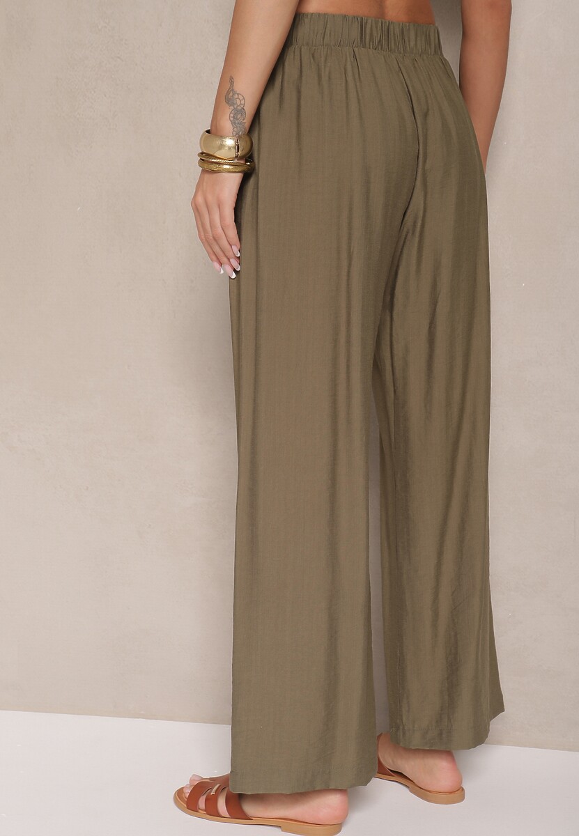 Pantaloni Ellioria Verde închis 3