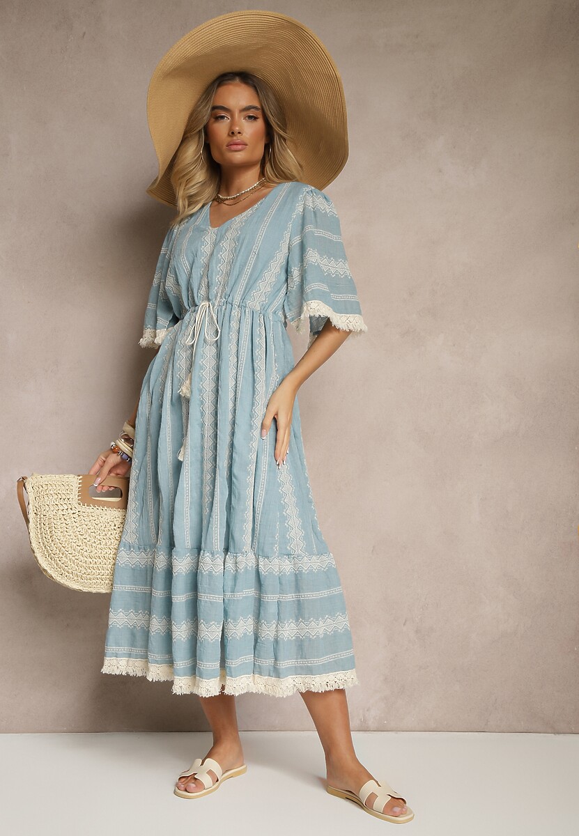 Rochie Koriruna Albastru deschis 2