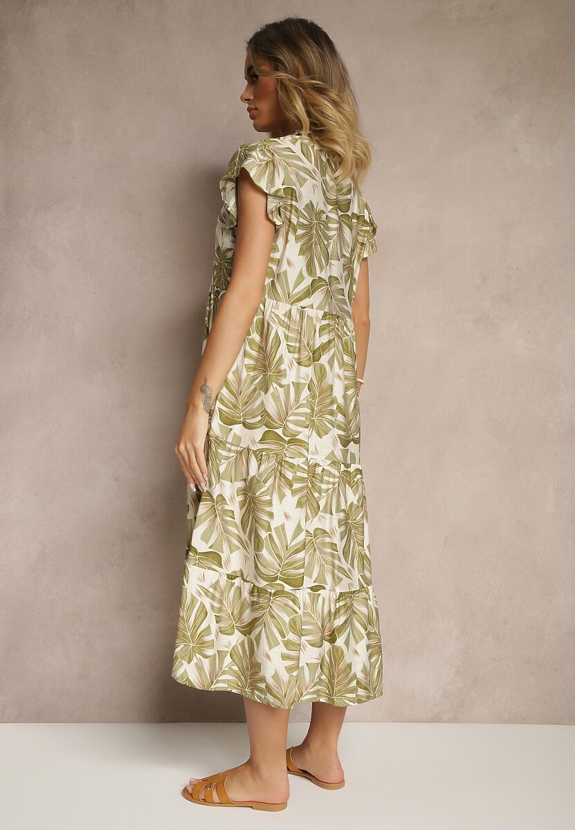 Rochie Galmoi Verde închis 3