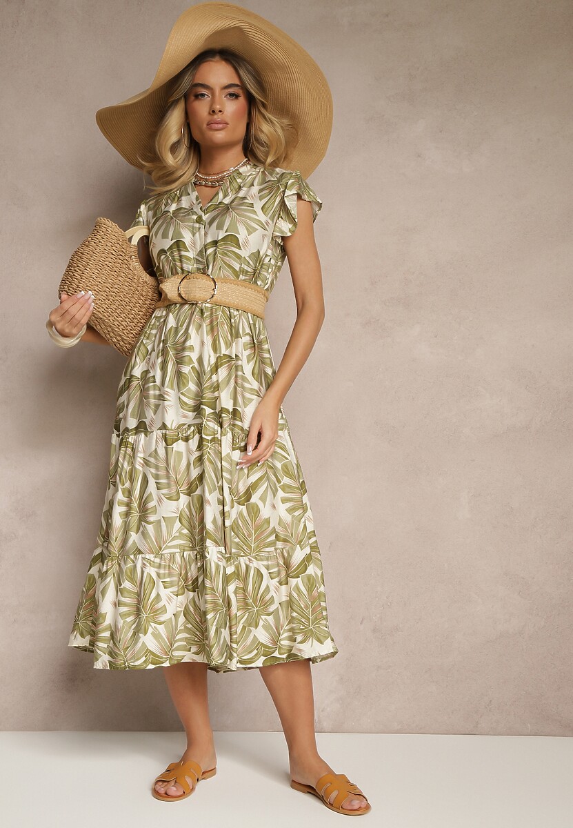 Rochie Galmoi Verde închis 2