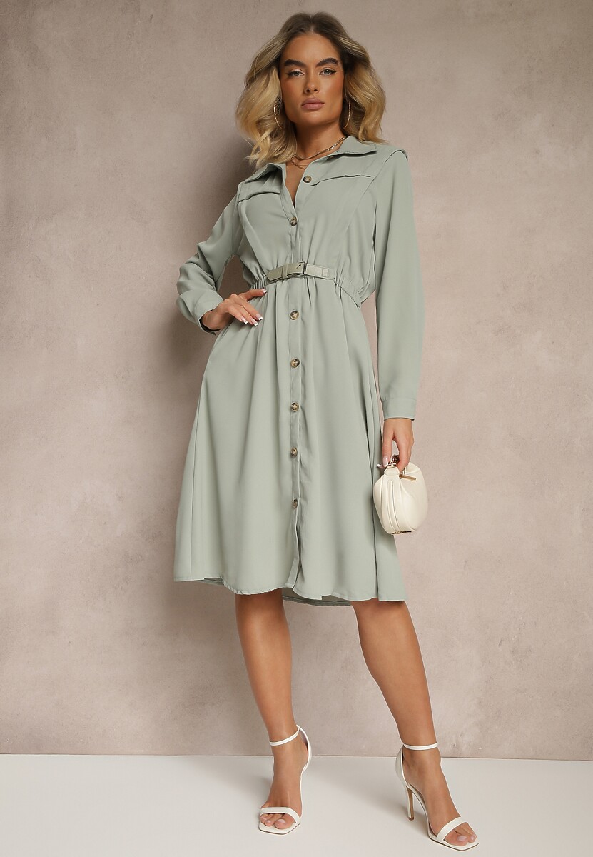 Rochie Verde deschis 2