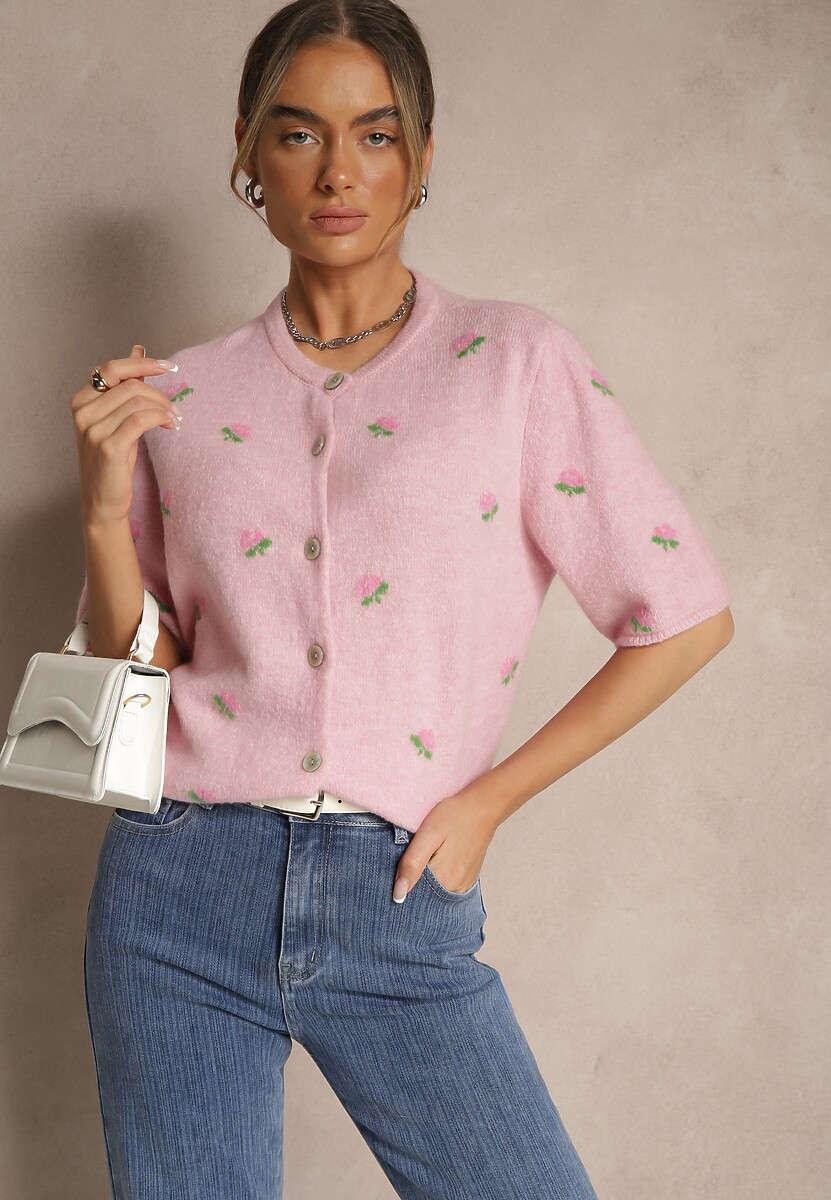 Cardigan Korivelle Roz 2
