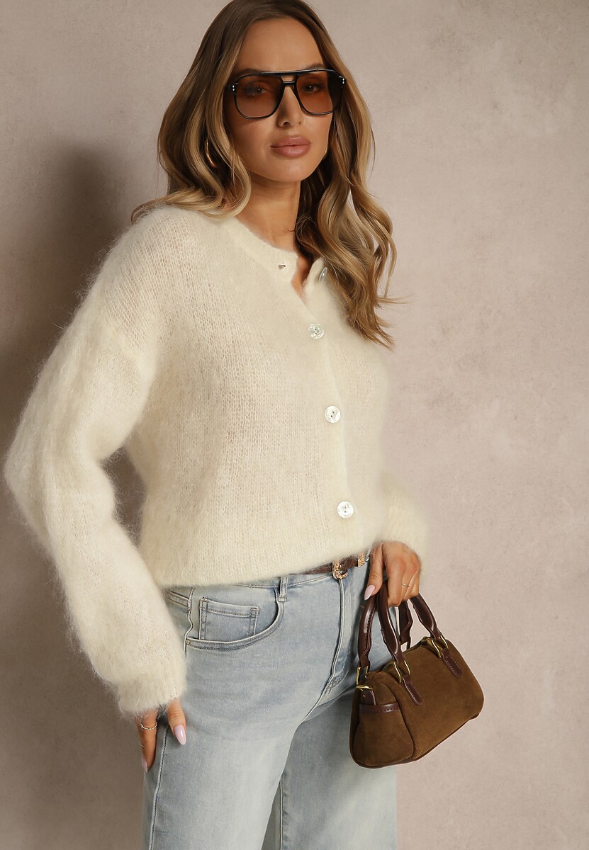 Cardigan Koriano Bej deschis 2