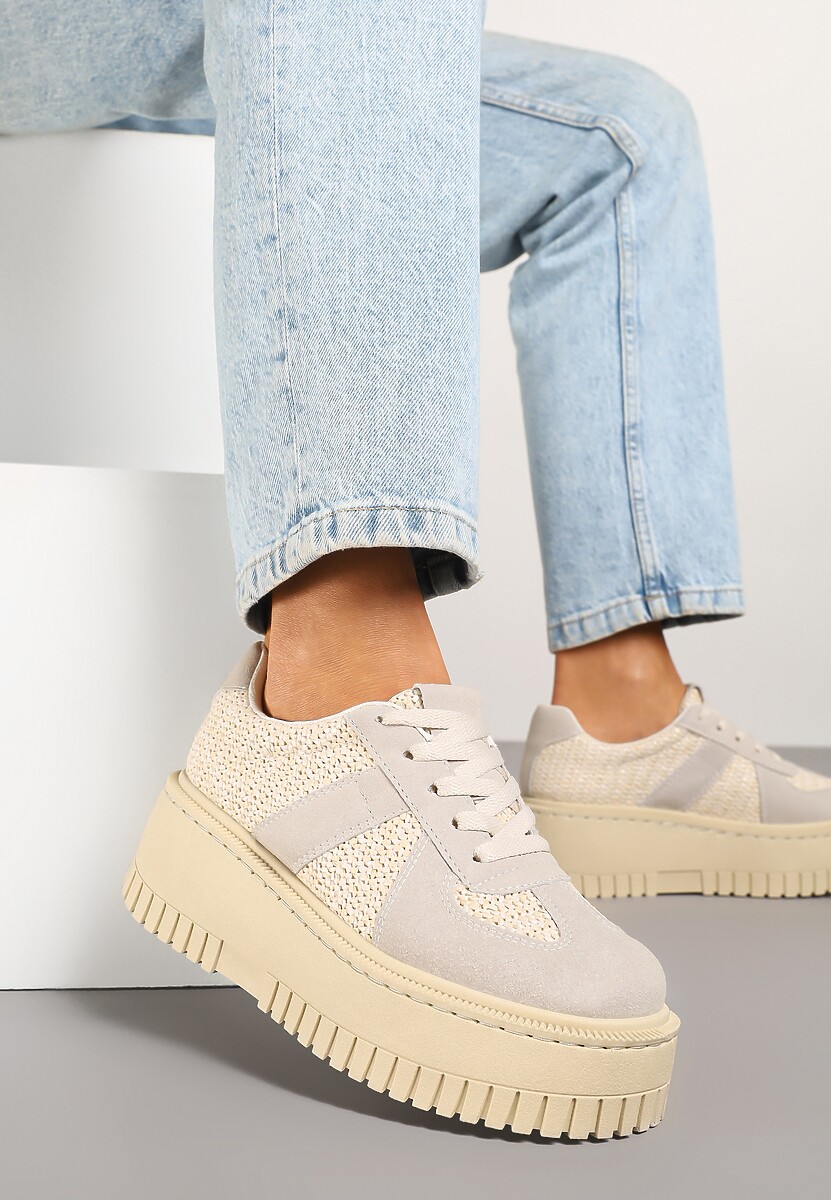 Sneakers Vivesse Bej deschis 1