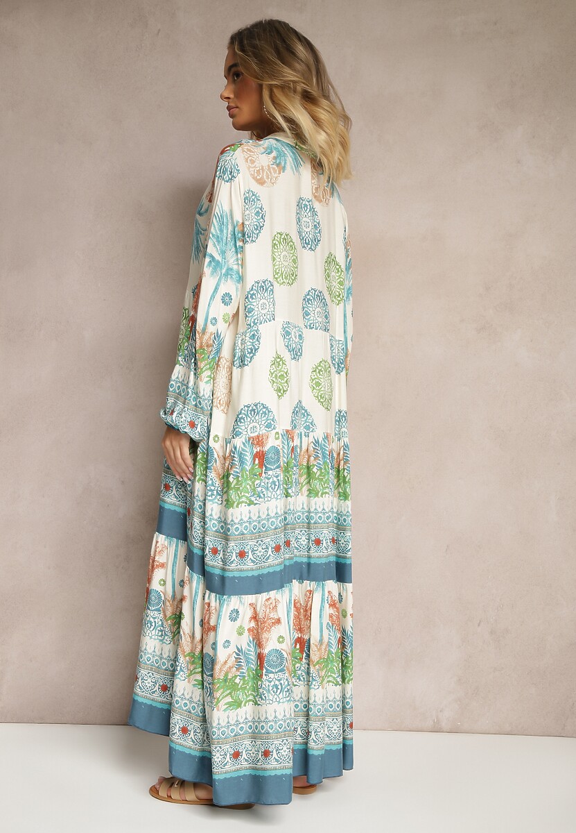 Rochie Aedia Albastru deschis 3