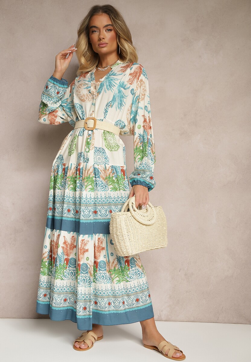 Rochie Aedia Albastru deschis 2
