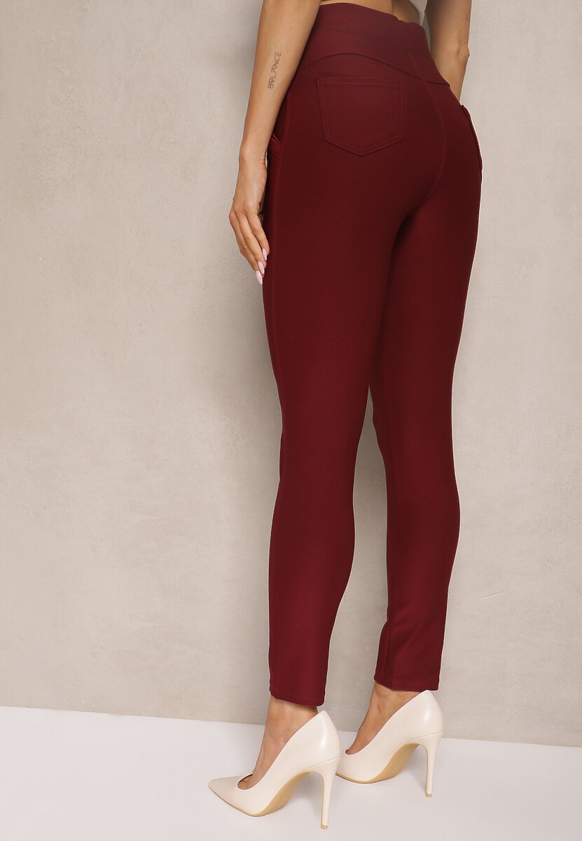 Pantaloni Rizeena Bordo 3