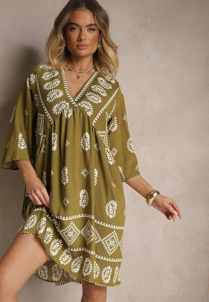Rochie Virisna Verde închis 1